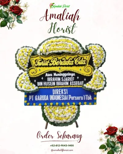 Papan Bunga Duka di Srigonco